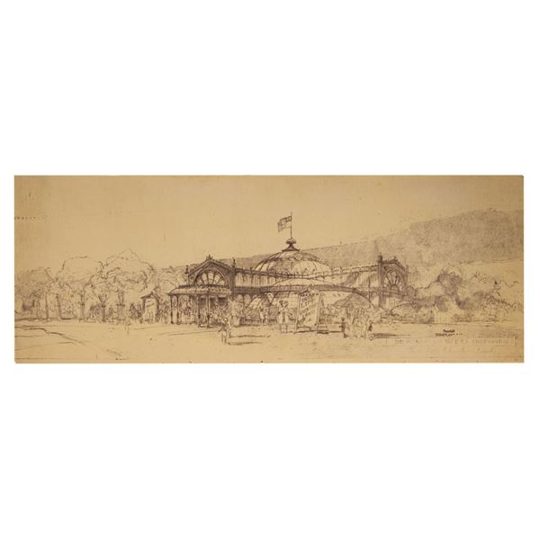 Frontierland Concept Art Print.