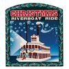 Image 1 : Mark Twain Christmas Riverboat Ride Sign.