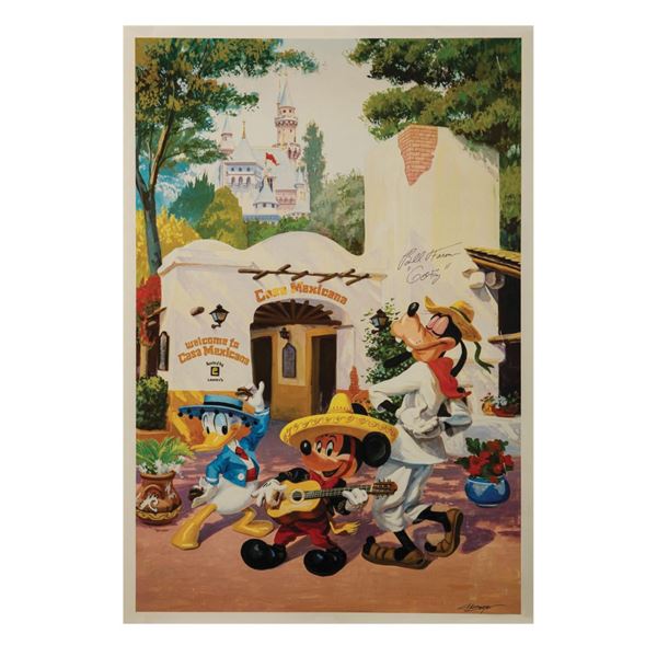 Signed Fiesta Mexicana Charles Boyer Print.