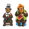 Image 1 : Pair of Big Al & Henry Country Bear Ceramic Figures.