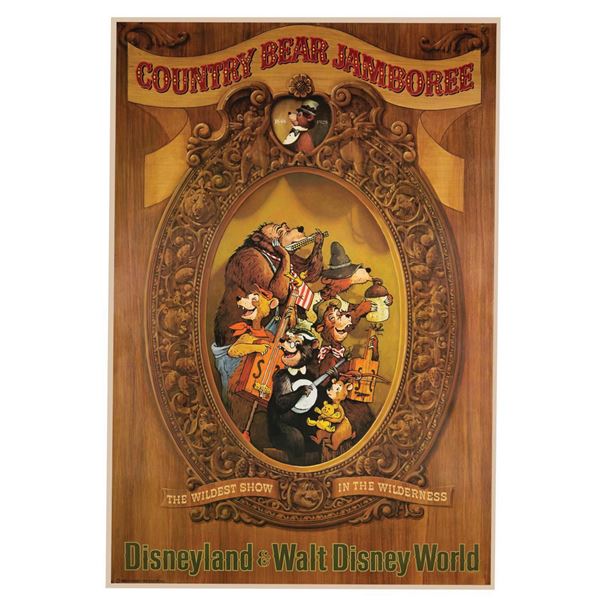 Country Bear Jamboree Attraction Poster.