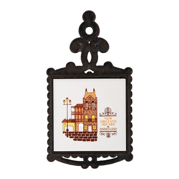 New Orleans Square Souvenir Trivet.