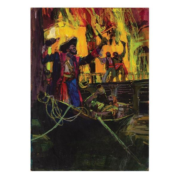 Pirates of the Caribbean Painting by Dan Martinez.