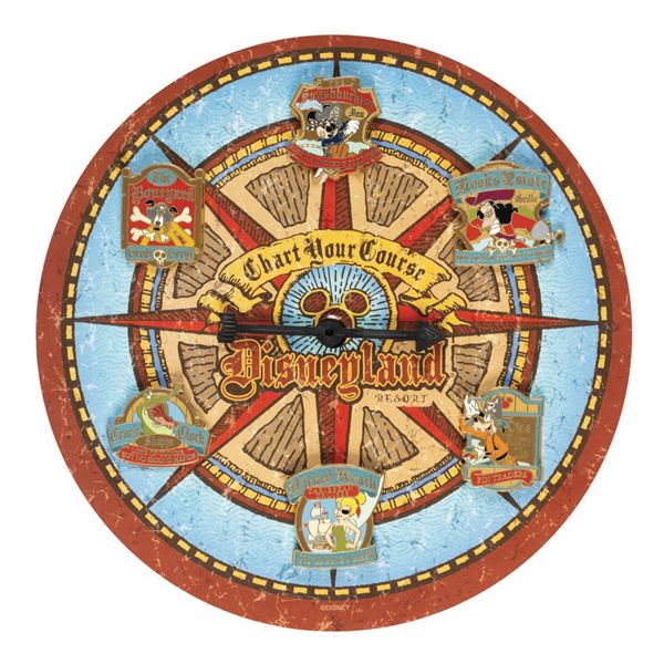 Pirates "Chart Your Course" Pin Set & Display.