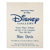 Image 1 : Marc Davis Disney Gallery Sign.