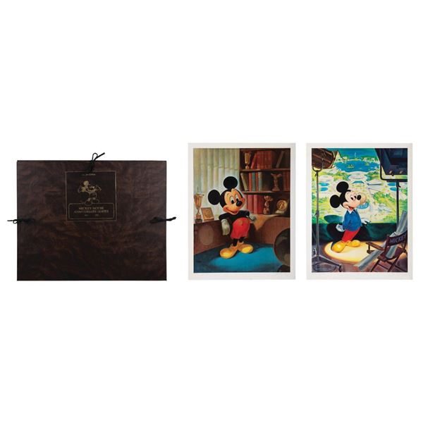 Mickey Mouse Portrait Prints Signed by John Hench.