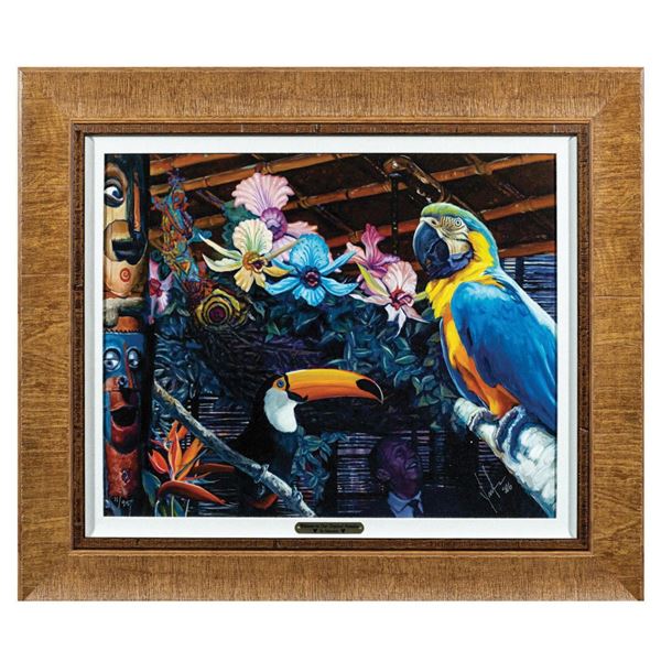 "Welcome to Our Tropical Paradise" Print by Yakovetic.