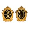 Image 1 : Pair of Original Club 33 Emblem Pins.