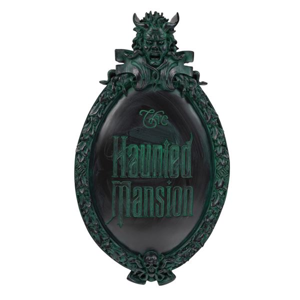 Haunted Mansion 45th Anniversary Plaque.