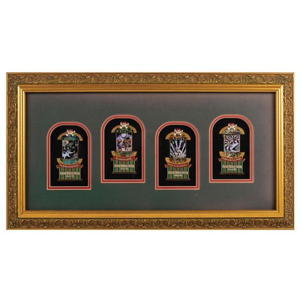 Haunted Mansion Holiday 2003 Pin Set.
