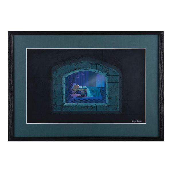 Original Eyvind Earle Castle Walkthrough Painting.