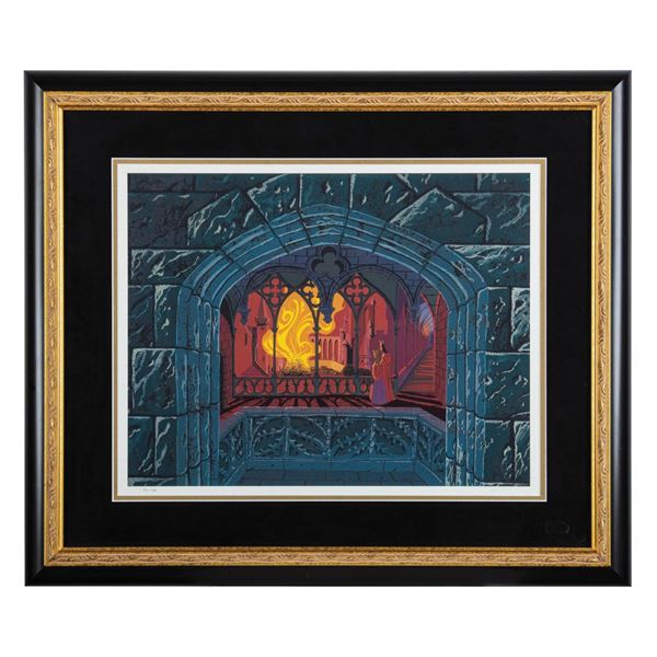 Eyvind Earle Sleeping Beauty Spindles Tableau Print.