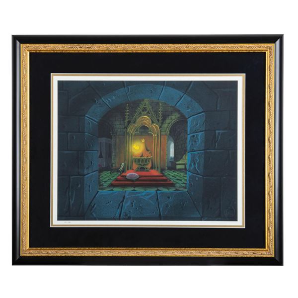 Eyvind Earle Sleeping Beauty Cradle Tableau Print.