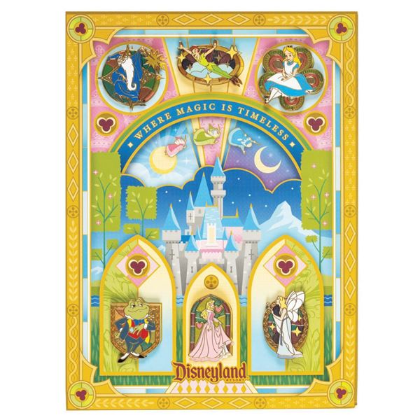 Fantasyland "Where Magic is Timeless" Pin Set.