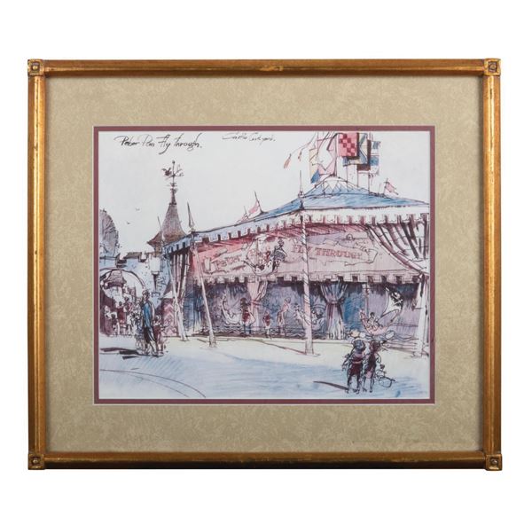 Disneyland Hotel Peter Pan Concept Print.