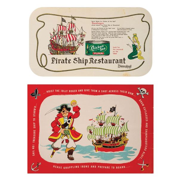 Pair of Chicken of the Sea Placemats.