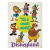 Image 1 : Its a Small World Disneyland Character Poster.