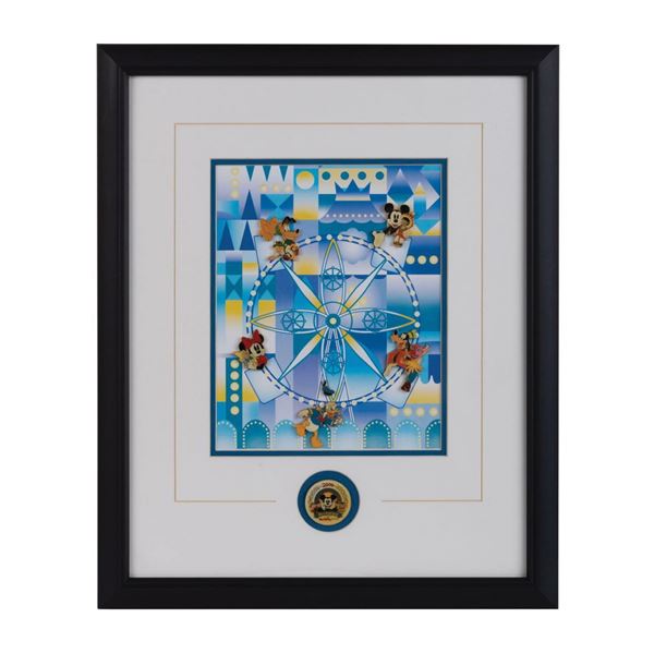 It's a Small World Framed Pin Set.