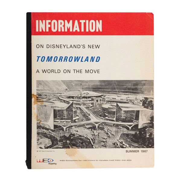 1967 New Tomorrowland Booklet.