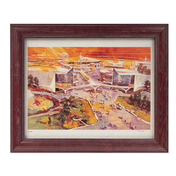 Tomorrowland 1967 Print by Herb Ryman.