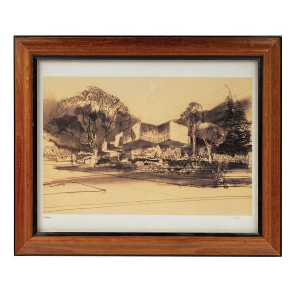 House of the Future Print by Herb Ryman.