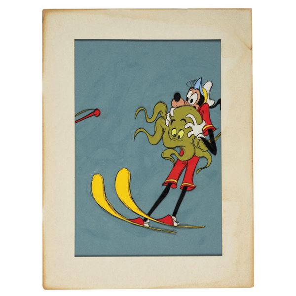 "Aquamania" Production Cel of Goofy.