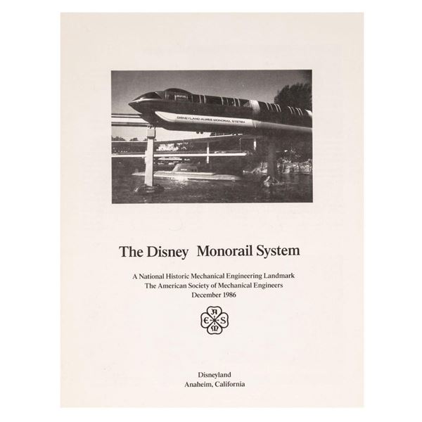 Disneyland Monorail Mark V Summary Document.
