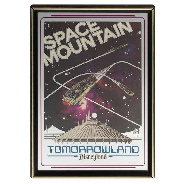 Space Mountain Mirror Poster.