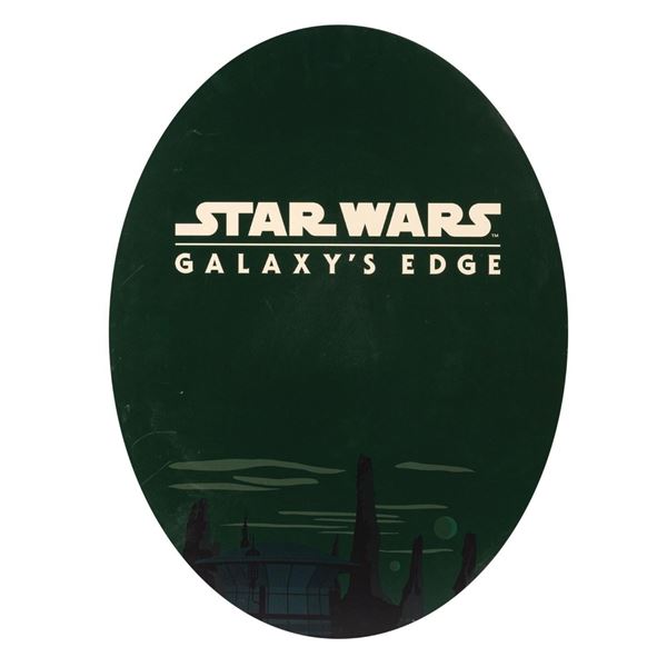 Star Wars Galaxy's Edge Sign.