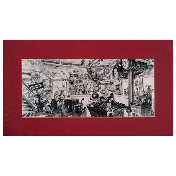 Roger Rabbit's Cartoon Spin Print Signed by Vignali.