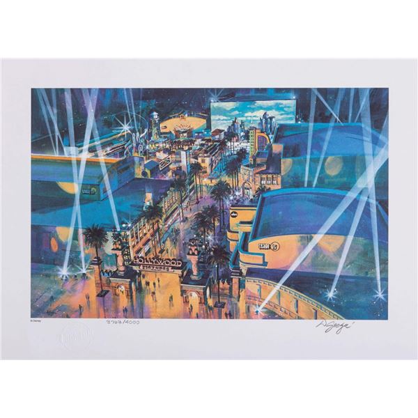 Signed Dan Goozee California Adventure Print.