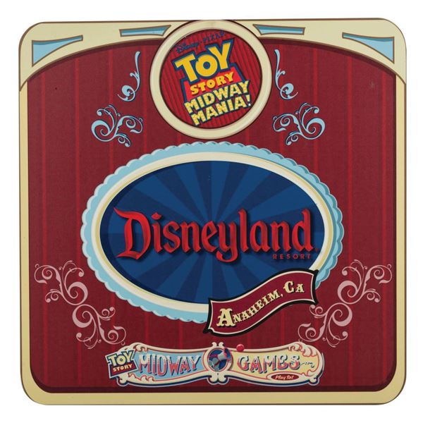 Toy Story Midway Mania! Sign.