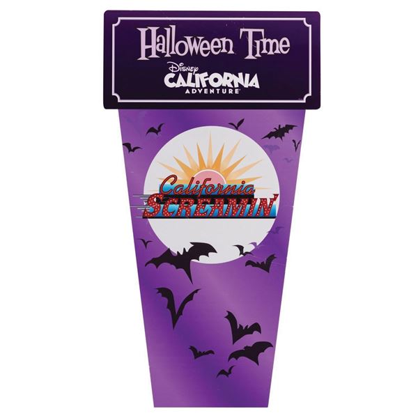Halloween Time California Screamin' Sign.