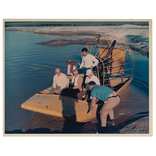 WDW Land Survey Photo of Mel Melton and Roy Disney.