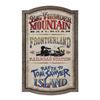 Image 1 : Frontierland Attractions Wall Plaque.