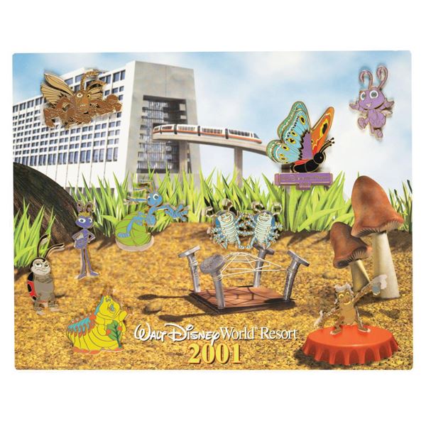 Walt Disney World "Hunt for Pintopia" Pin Set.