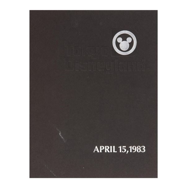 Tokyo Disneyland Grand Opening Souvenir Book.