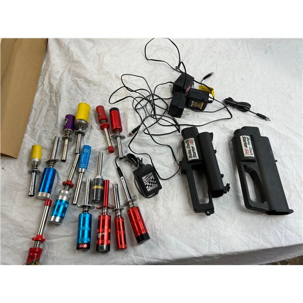 Nitro Starters and Glow Plug Igniters - Assorted