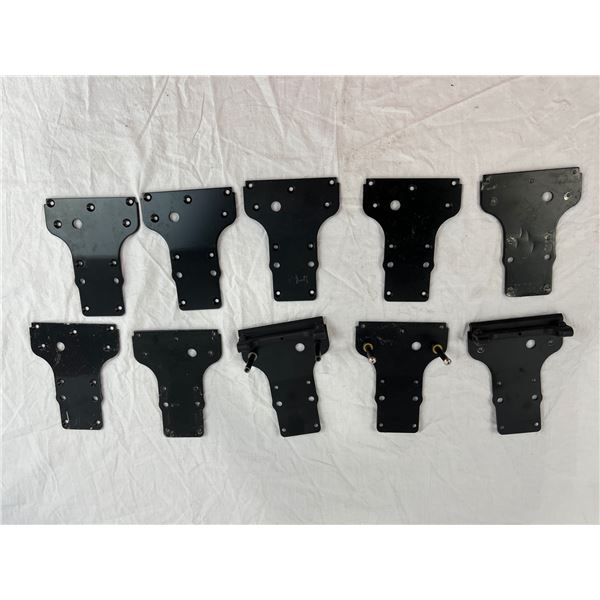 10 piece skid plate lot for RC Cars