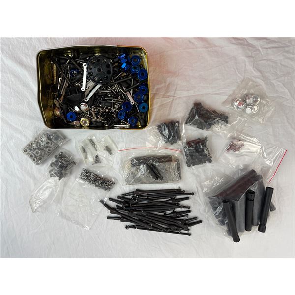 Large lot of assorted RC Car parts