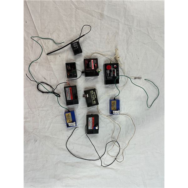 Lot of 9 single and multi channel recievers