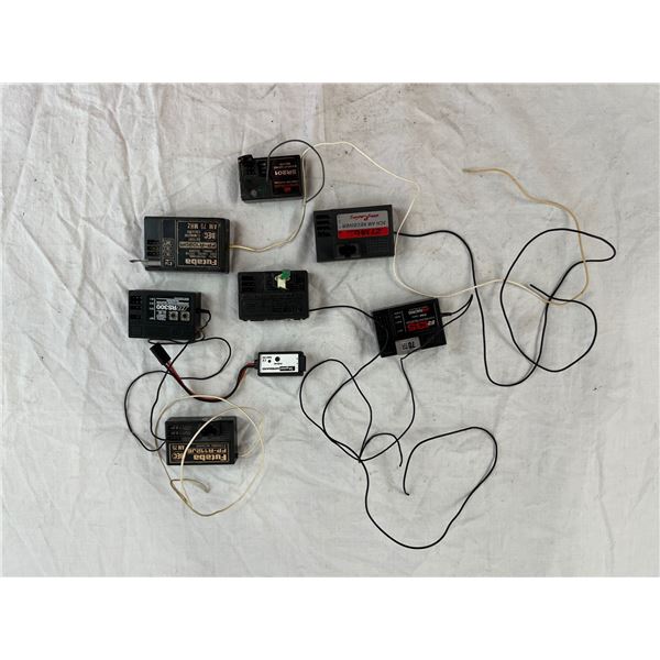 Lot of 8 mixed RC Car Recievers