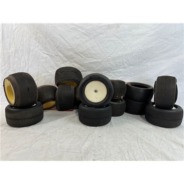 14 qty 5.5" RC Car tires with and without rims
