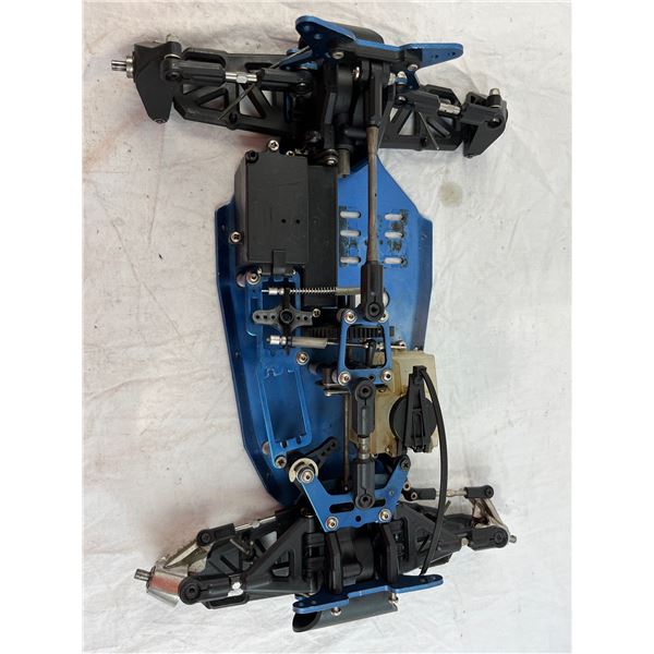 Partially assembled RC Car with aluminium parts