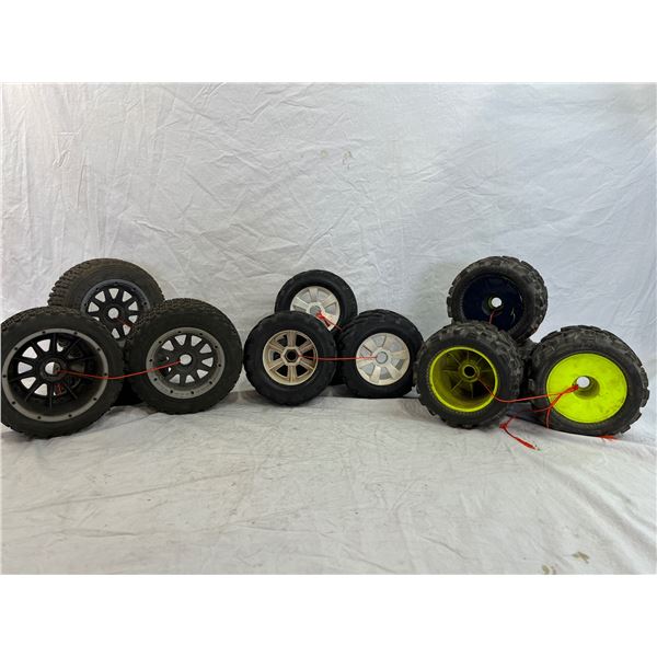 lot of 12 RC Truck Tires