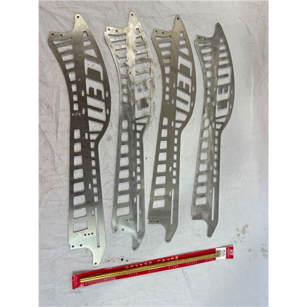 Set of 4 aluminium CEN chassis pieces