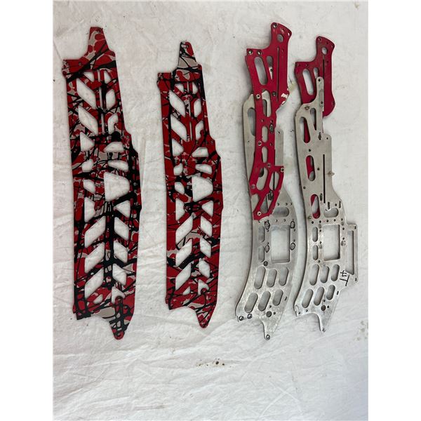 aluminium RC Car chassis plates.