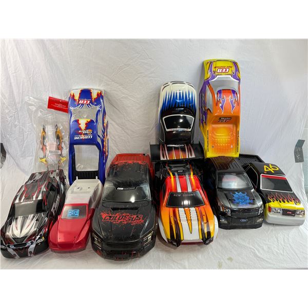 10+ QTY RC Car skins incl. Genesis and Traxxas