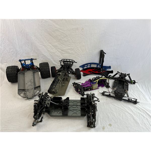 4+ partially assembled rc cars for parts