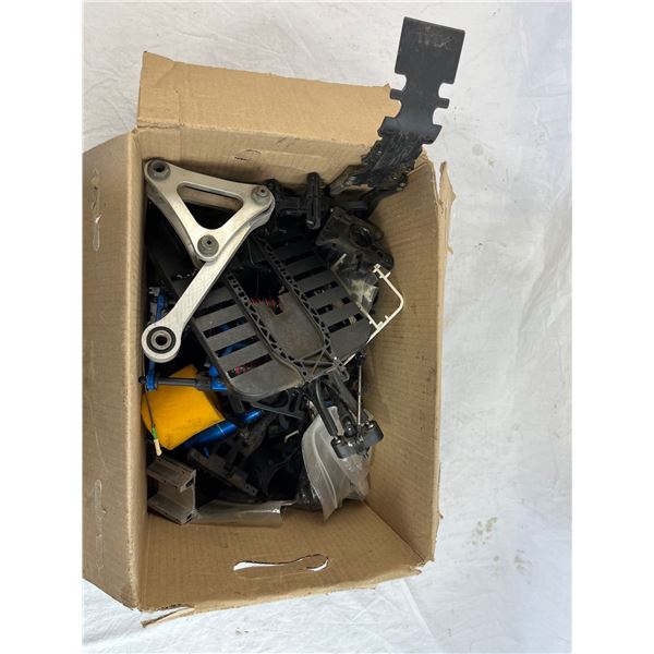 Bulk lot of mixed RC car parts and components